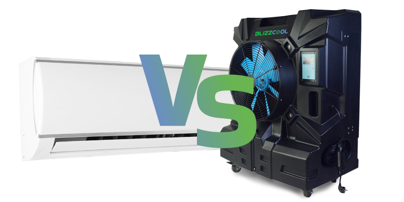 Enfriador vs aire acondicionado