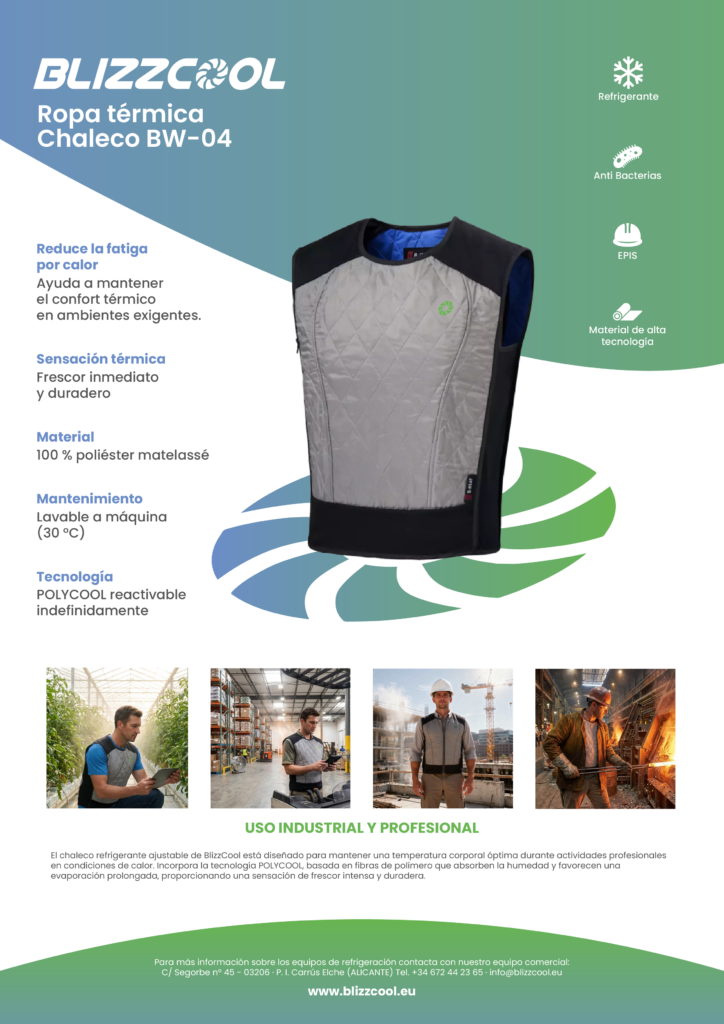 Ficha tecnica Chaleco BW 04