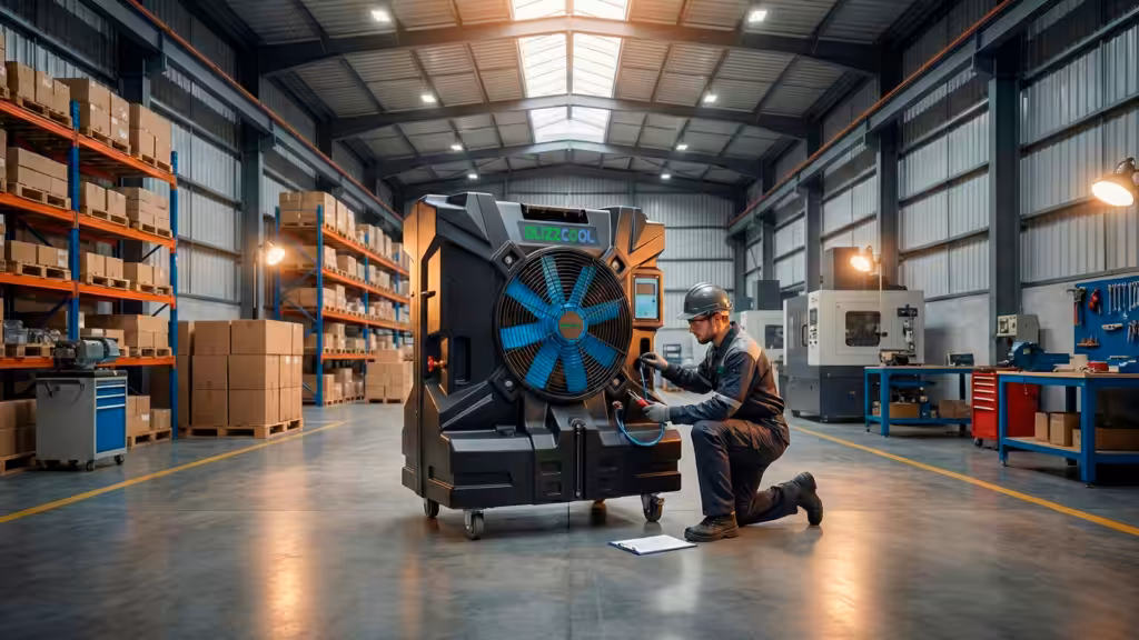 climatizador evaporativo industrial