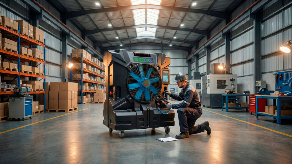 climatizador evaporativo industrial